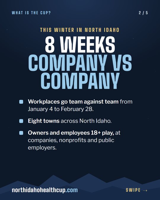 Slide 2 of 5: eight weeks, company vs company